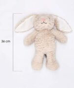 Mollis Hase Kuscheltier Baby (36cm groß) – Weiches Stofftier für Kinder & Babys /Kuschelhase – Bild 4