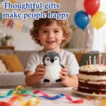 JcvPot Pinguin Kuscheltier, Weiches Stofftier Für Kinder Und Babys, Kuscheltier Pinguin Plüschtier  Plüschtier – Bild 4