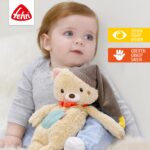 Fehn Kuscheltier Bär Bruno – Weicher Teddybär für Neugeborene als Einschlafhilfe - Stofftier zum Greifen,  / Fühlen – Bild 6